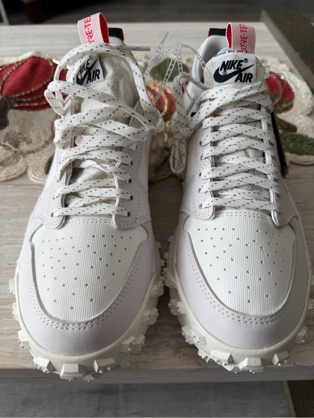 Nike Air Jordan 1 Low Golf GORE-TEX Shoes Men’s 8 Off White Sail FV4227-003
